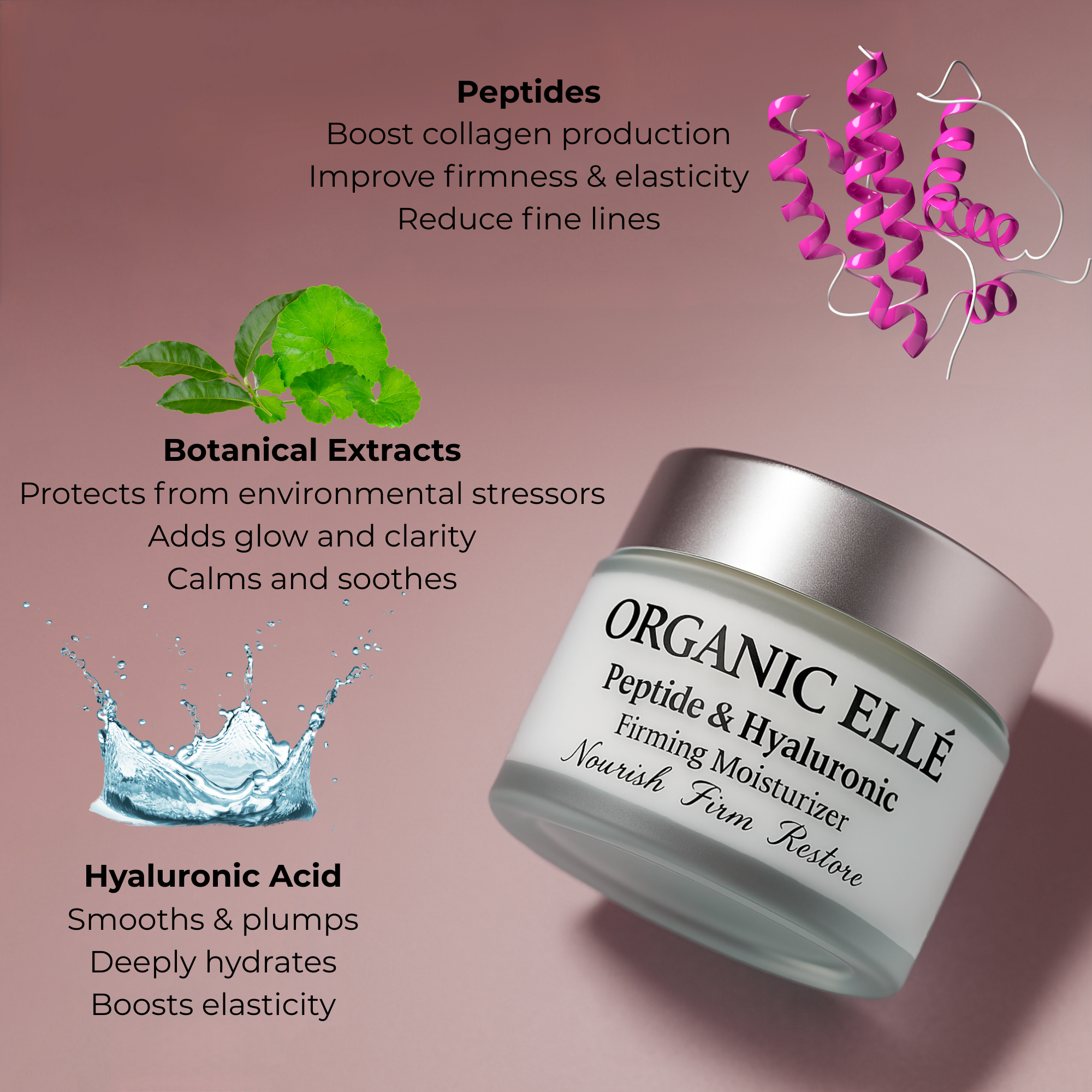 Peptide & Hyaluronic Firming Moisturizer